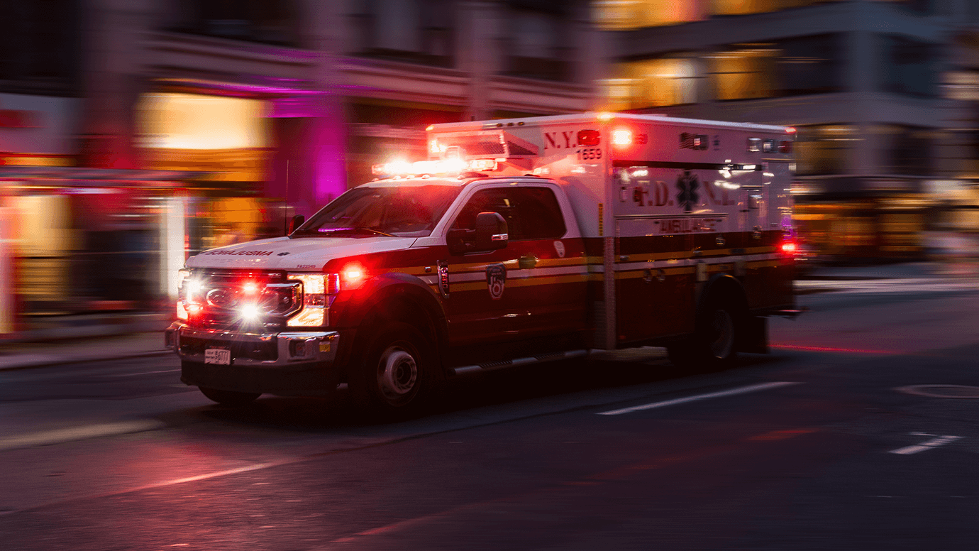 Image of an ambulance.