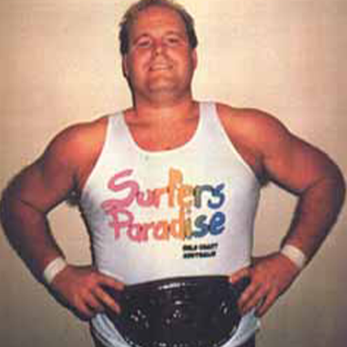 Former Canadian Wrestler, Dan Denton, poses with his hands on his hips.