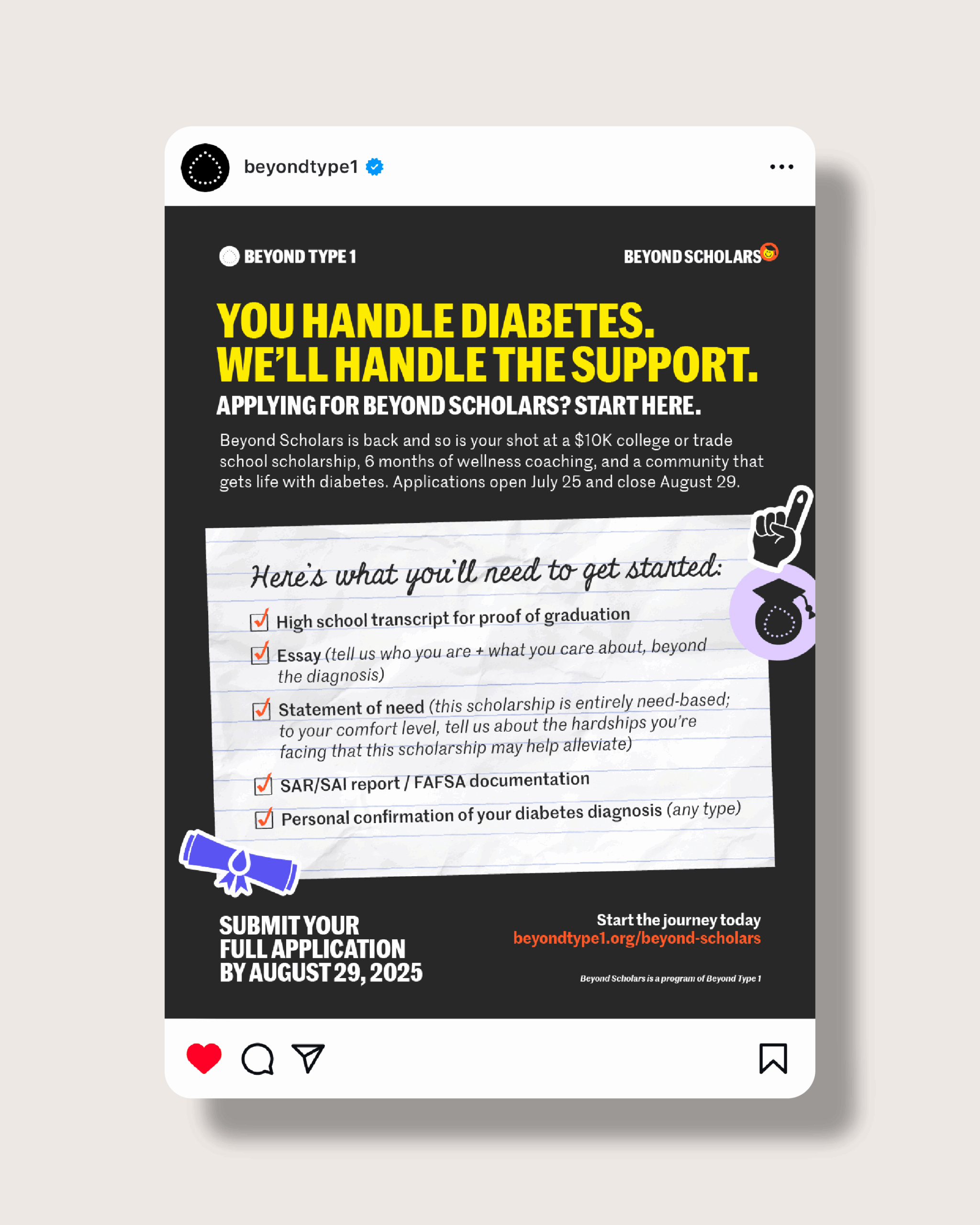 Social Post Shareable for Beyond Scholars