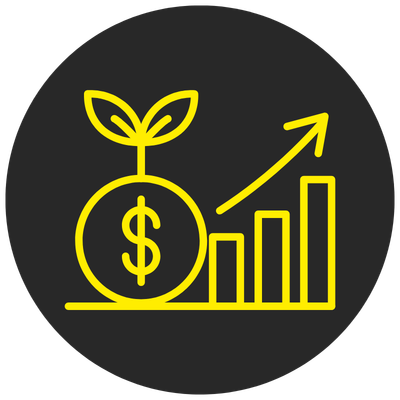 Money seed funding icon