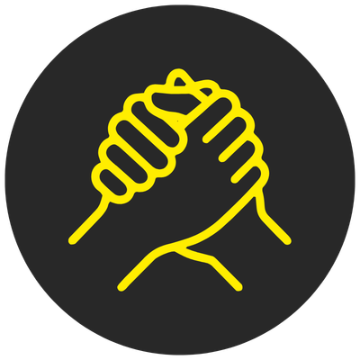 Two hands held together